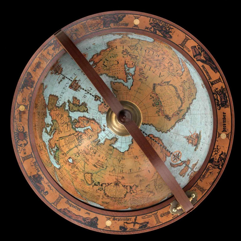 Floor globe bár "Minerva Blue Ocean"